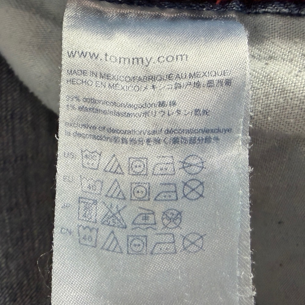 Tommy Hilfiger‎ Men's 38x32 Slim Fit Jeans Medium Wash Blue Stretch Denim - Picture 7 of 8
